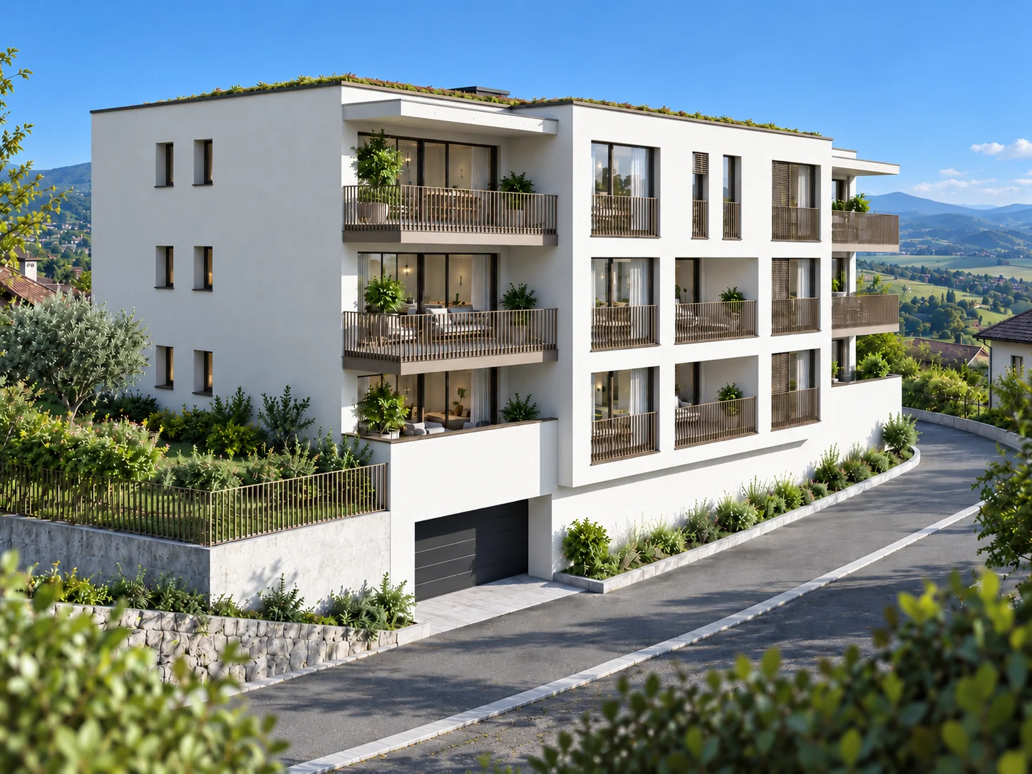 Projet de 8 appartements à Neyruz